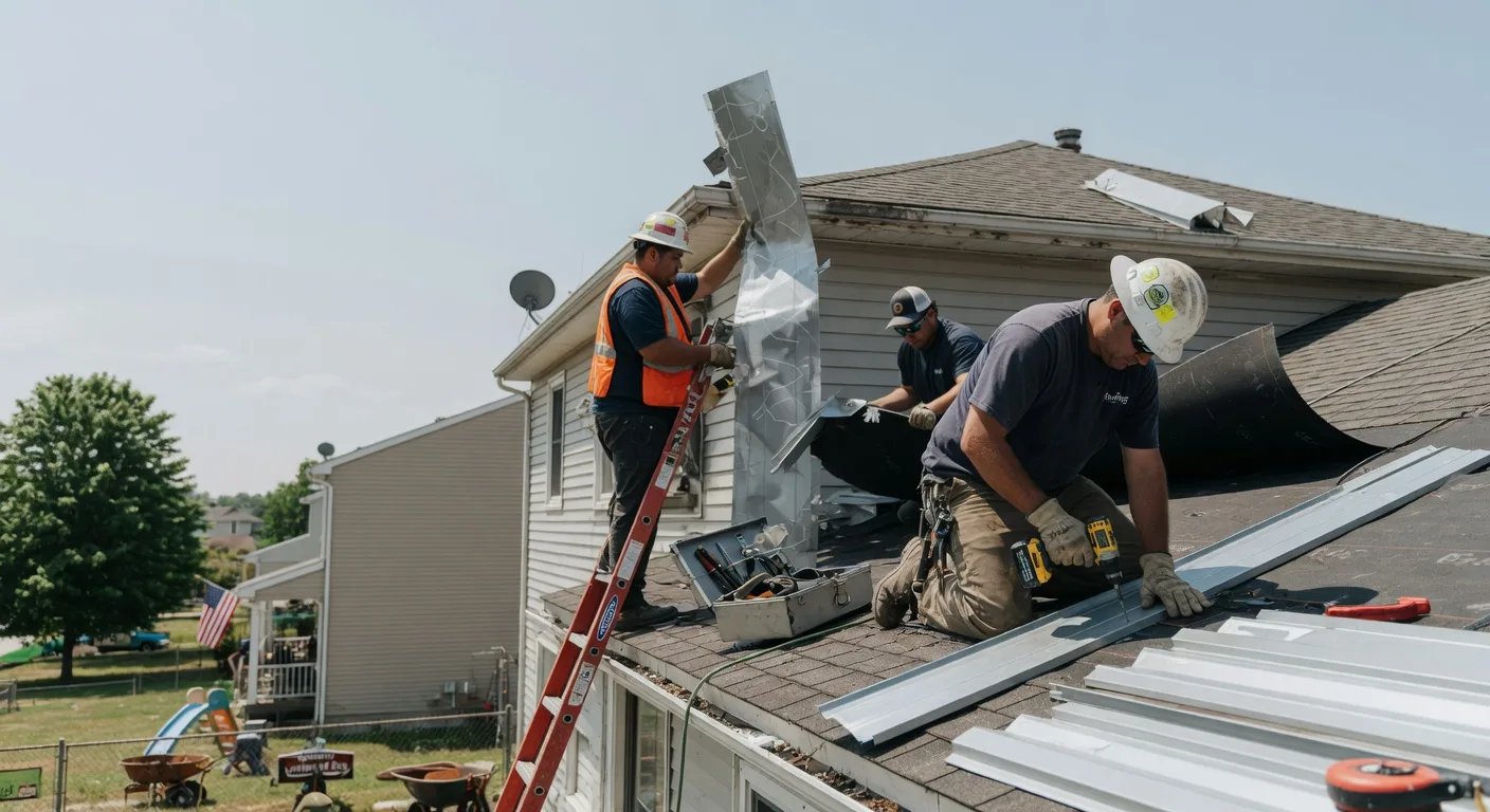 Storm Damage Metal Roof Repair in Shorterville, AL